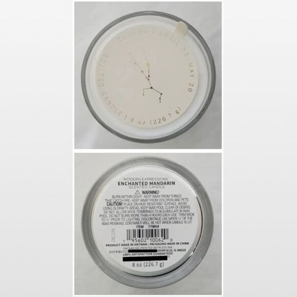 New Taurus Zodiac Candle, Tumbler, & Keychain Set - Picture 14 of 16